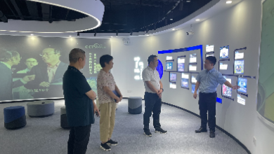 萧山经开区管委会副主任吴建华一行莅临K8·凯发科技考察调研