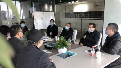 复工第一天，萧山区委常委一行莅临K8·凯发科技考察疫情防控和复工情况