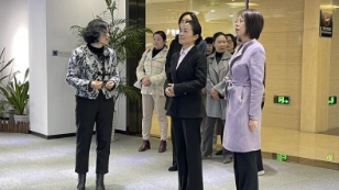 杭州市妇联党组书记、主席杨晓峰一行莅临K8·凯发科技考察调研