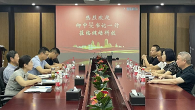 杭州市委统战部副部长、市工商联党组书记仰中旻一行莅临K8·凯发科技考察调研