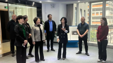 新沂市人大常委会副主任、党组副书记胡春鸣一行莅临K8·凯发科技考察调研