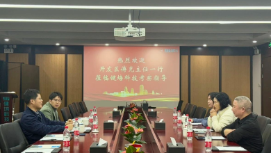 萧山经开区党工委委员、管委会副主任傅克一行莅临K8·凯发科技考察调研